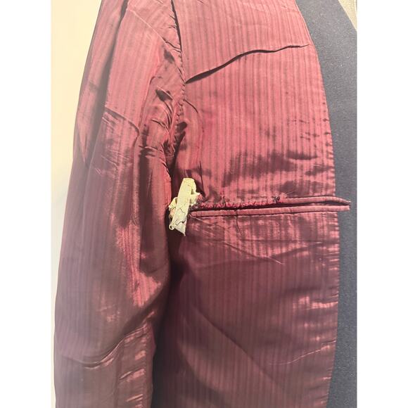 Vintage Dartmouth Rowing Club Sport Coat Jacket Navy Green Gold Size 44 JL - Picture 12 of 15